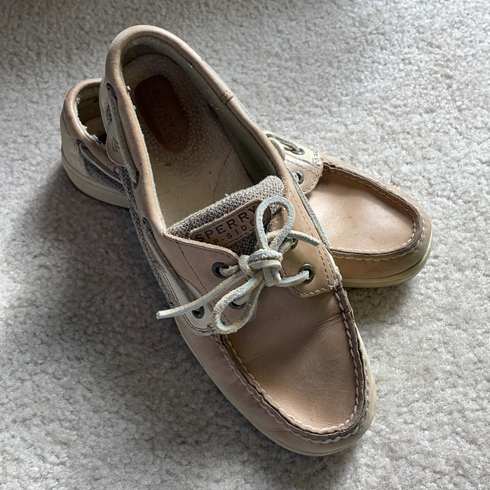Sperry topsider women’s tan 8.5